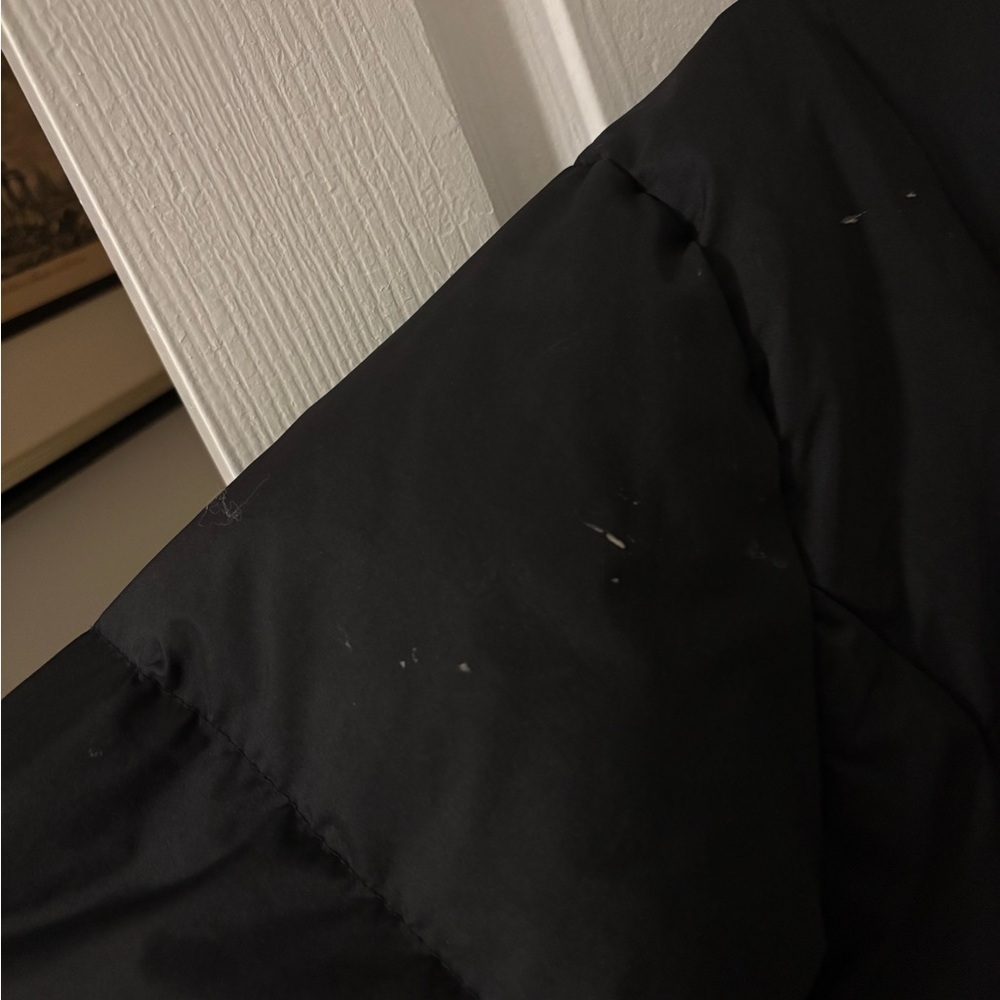 DKNY Black Down Puffer Jacket Women’s Size 14 Quilted Winter Coat - Picture 6 of 6